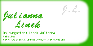 julianna linek business card